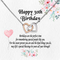 Thumbnail for Necklace Gift For Happy 30 Birthday