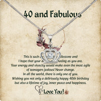 Thumbnail for Necklace Gift For Happy 40 Birthday