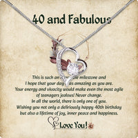 Thumbnail for Necklace Gift For Happy 40 Birthday