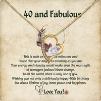 Thumbnail for Necklace Gift For Happy 40 Birthday