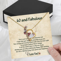 Thumbnail for Necklace Gift For Happy 40 Birthday