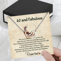 Thumbnail for Necklace Gift For Happy 40 Birthday