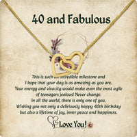 Thumbnail for Necklace Gift For Happy 40 Birthday