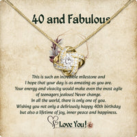 Thumbnail for Necklace Gift For Happy 40 Birthday