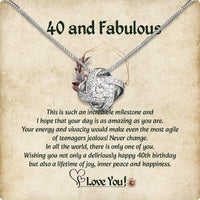 Thumbnail for Necklace Gift For Happy 40 Birthday