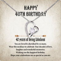 Thumbnail for Necklace Gift For Happy 40 Birthday