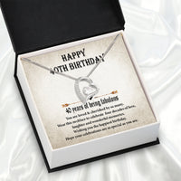 Thumbnail for Necklace Gift For Happy 40 Birthday