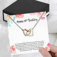 Thumbnail for Necklace Gift For Happy 50 Birthday