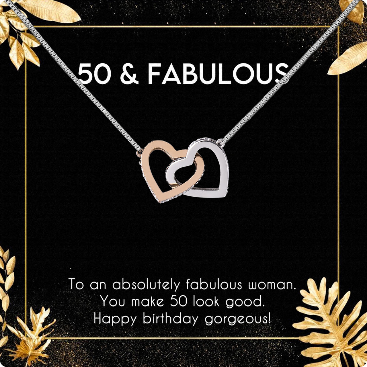 Necklace Gift For Happy 50 Birthday