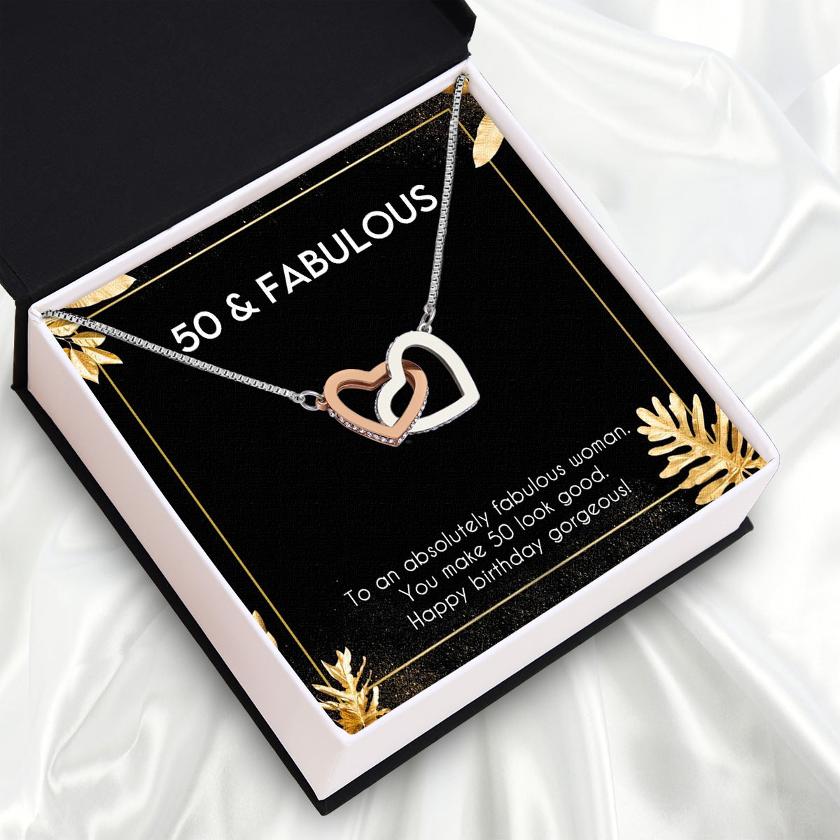 Necklace Gift For Happy 50 Birthday