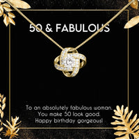 Thumbnail for Necklace Gift For Happy 50 Birthday