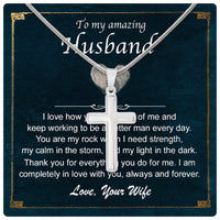 Thumbnail for Cuban Necklace Gifts For Husband With Personalized Message Card Necklace