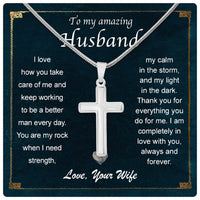 Thumbnail for Cuban Necklace Gifts For Husband With Personalized Message Card Necklace