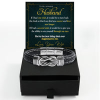 Thumbnail for Bracelet Necklace Gifts For Husband With Personalized Message Card Necklace