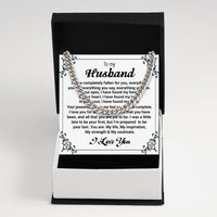 Thumbnail for Cuban Necklace Gifts For Husband With Personalized Message Card Necklace