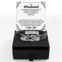 Thumbnail for Bracelet Necklace Gifts For Husband With Personalized Message Card Necklace