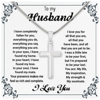 Thumbnail for Cuban Necklace Gifts For Husband With Personalized Message Card Necklace