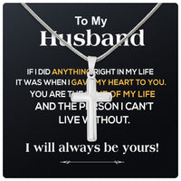 Thumbnail for Cuban Necklace Gifts For Husband With Personalized Message Card Necklace