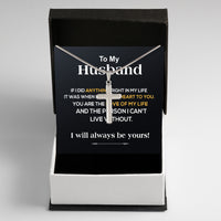 Thumbnail for Cuban Necklace Gifts For Husband With Personalized Message Card Necklace