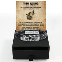 Thumbnail for Bracelet Necklace Gifts For Husband With Personalized Message Card Necklace