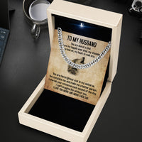 Thumbnail for Cuban Necklace Gifts For Husband With Personalized Message Card Necklace