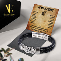 Thumbnail for Bracelet Necklace Gifts For Husband With Personalized Message Card Necklace