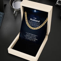 Thumbnail for Cuban Necklace Gifts For Husband With Personalized Message Card Necklace