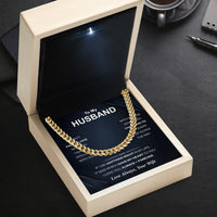 Thumbnail for Cuban Necklace Gifts For Husband With Personalized Message Card Necklace