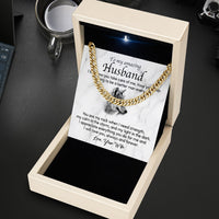 Thumbnail for Cuban Necklace Gifts For Husband With Personalized Message Card Necklace