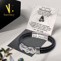 Thumbnail for Bracelet Necklace Gifts For Husband With Personalized Message Card Necklace