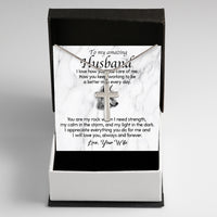 Thumbnail for Cuban Necklace Gifts For Husband With Personalized Message Card Necklace