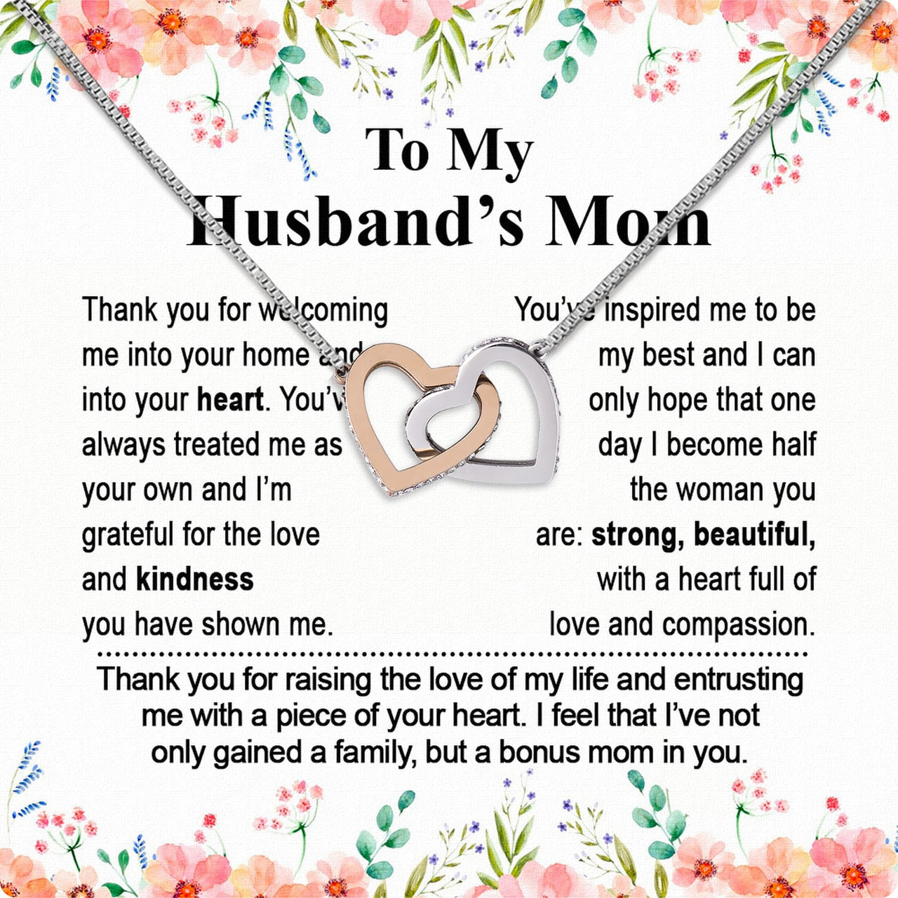 Necklace Gift For Husband's Mom