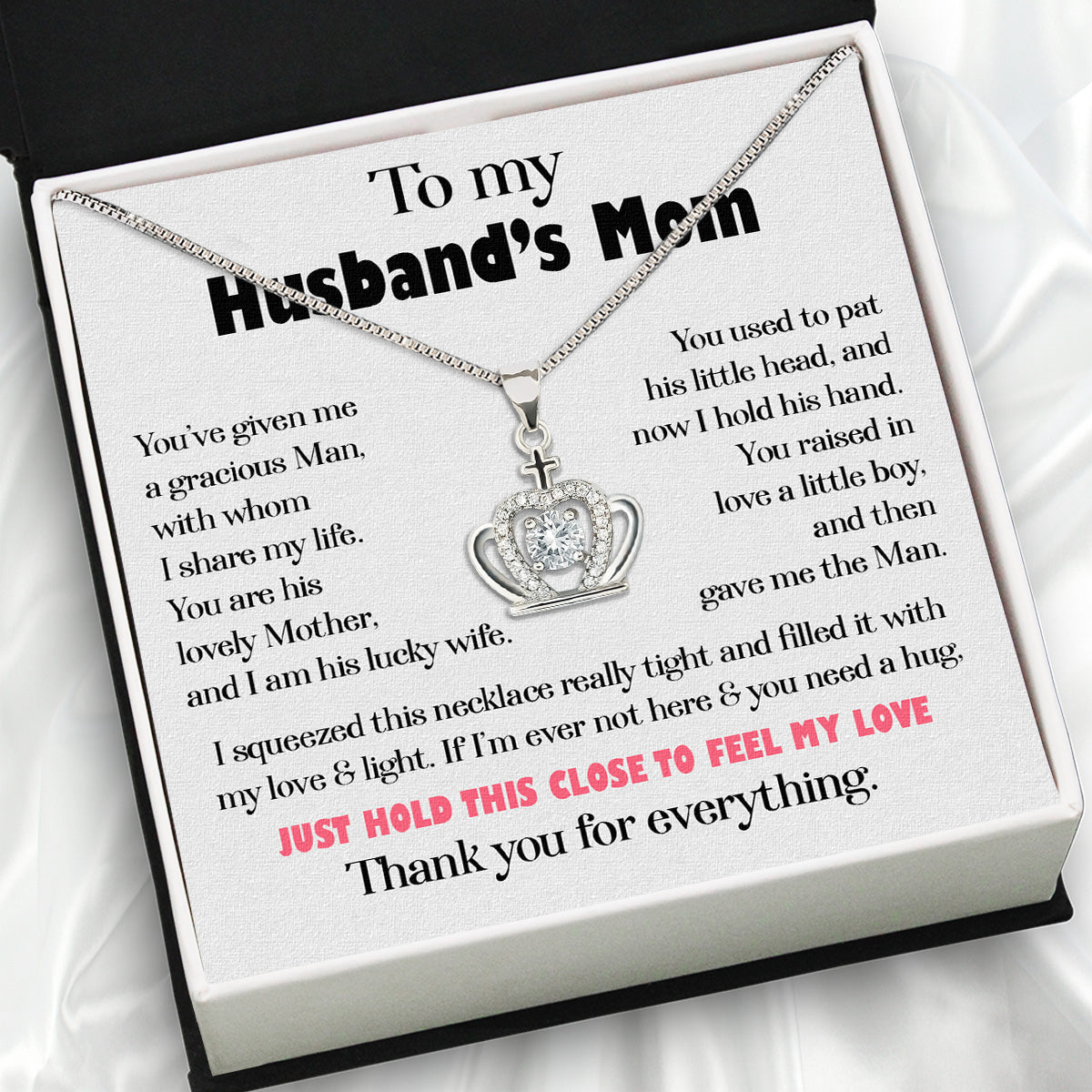 Necklace Gift For Husband's Mom