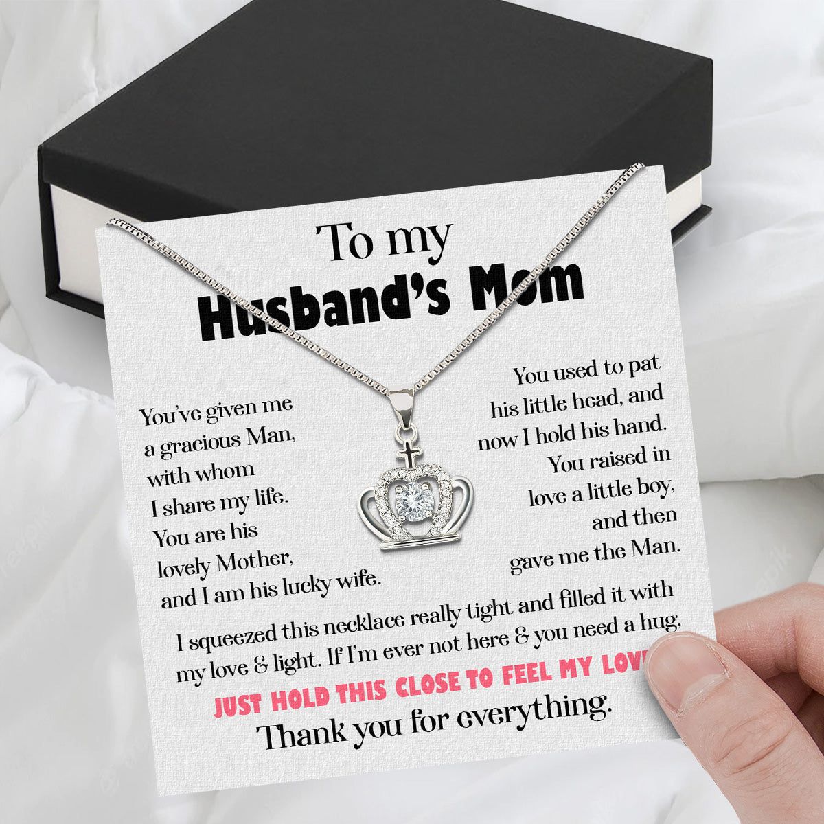 Necklace Gift For Husband's Mom