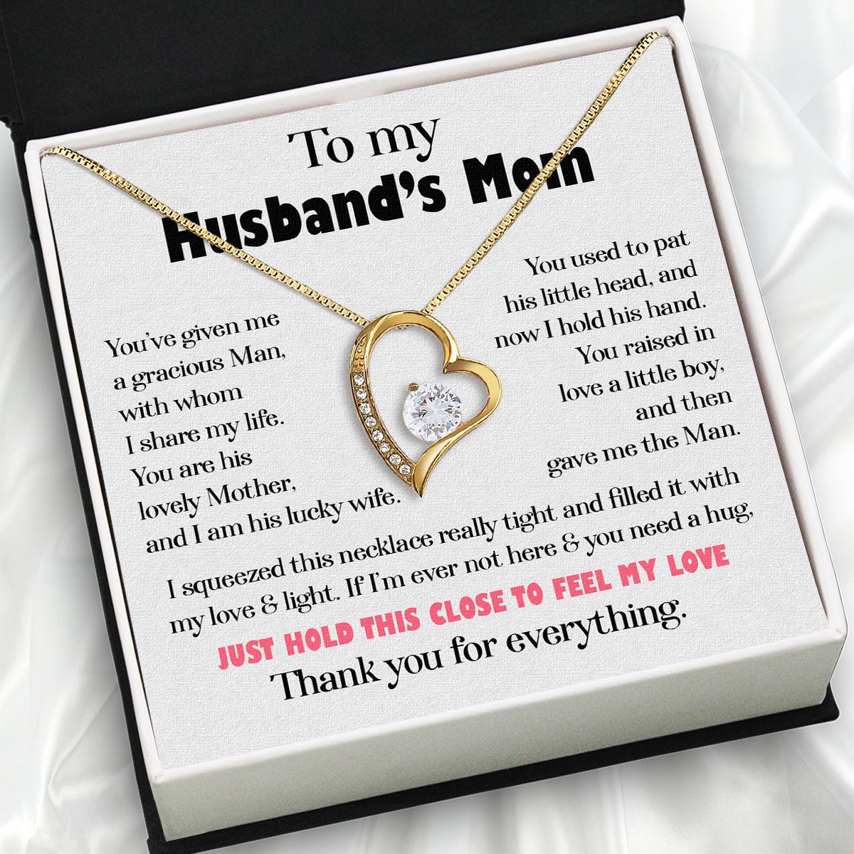 Necklace Gift For Husband's Mom