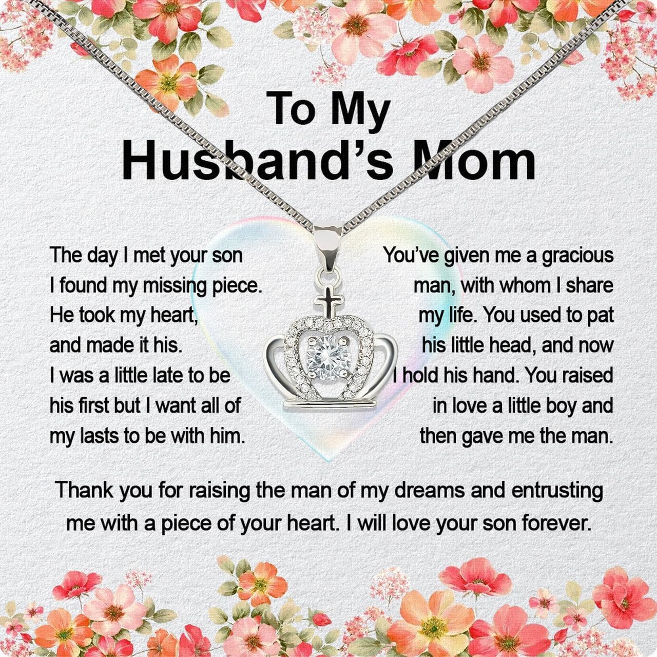 Necklace Gift For Husband's Mom