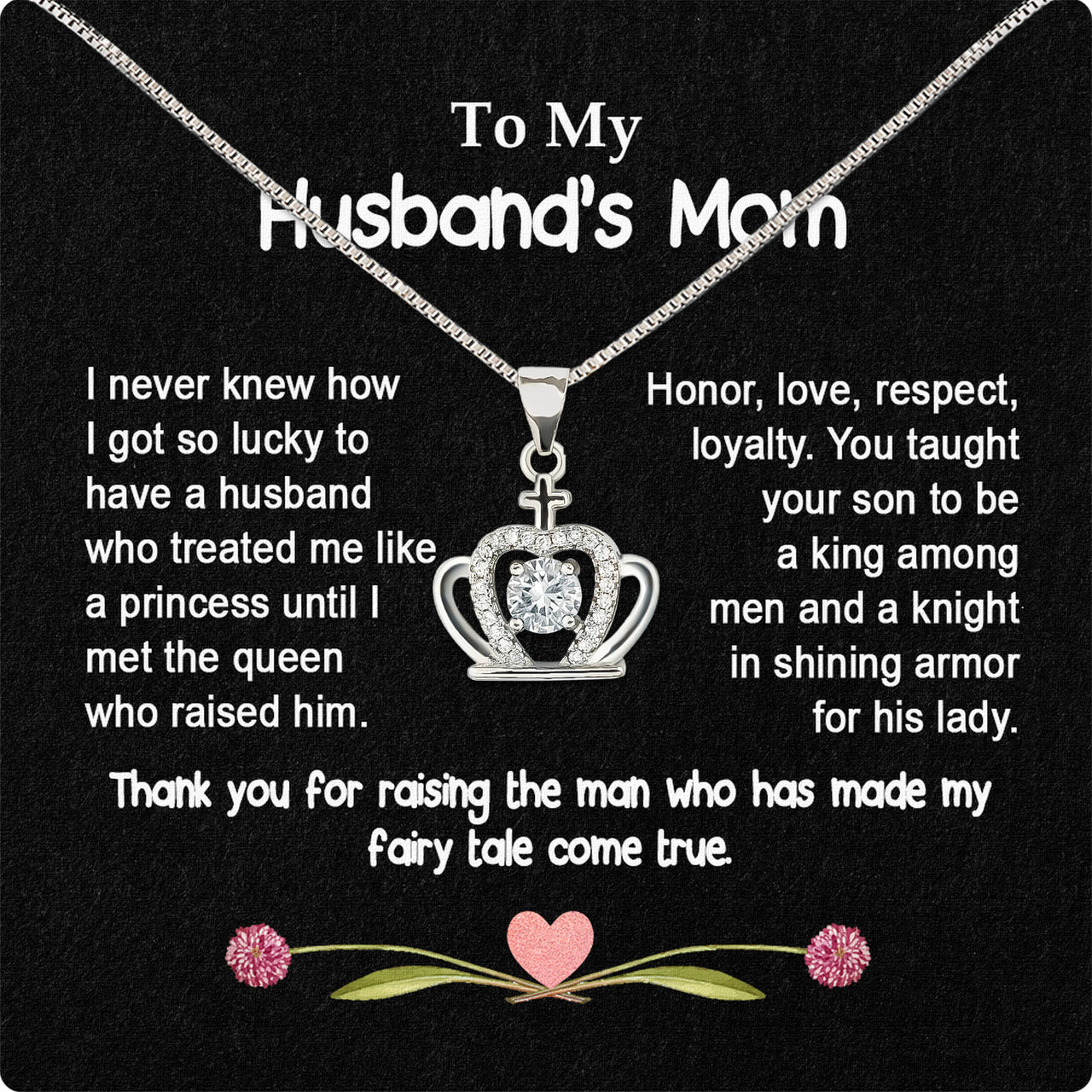 Necklace Gift For Husband's Mom