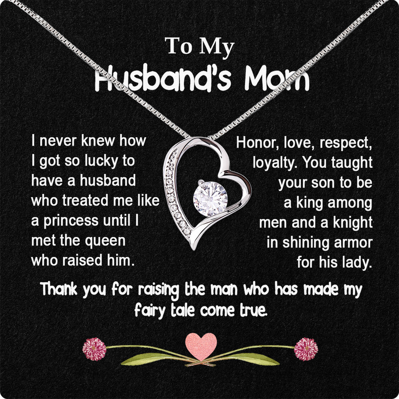 Necklace Gift For Husband's Mom