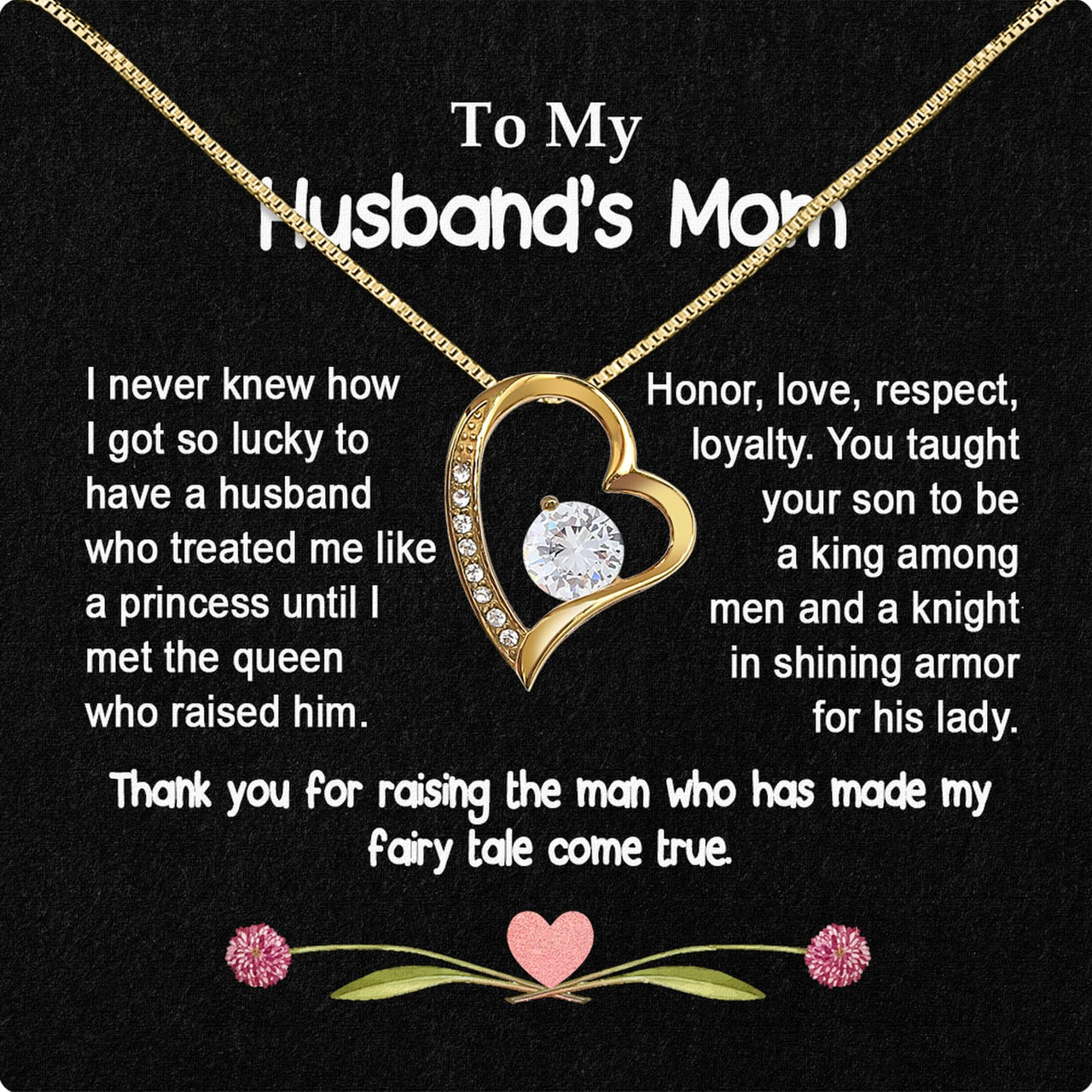 Necklace Gift For Husband's Mom