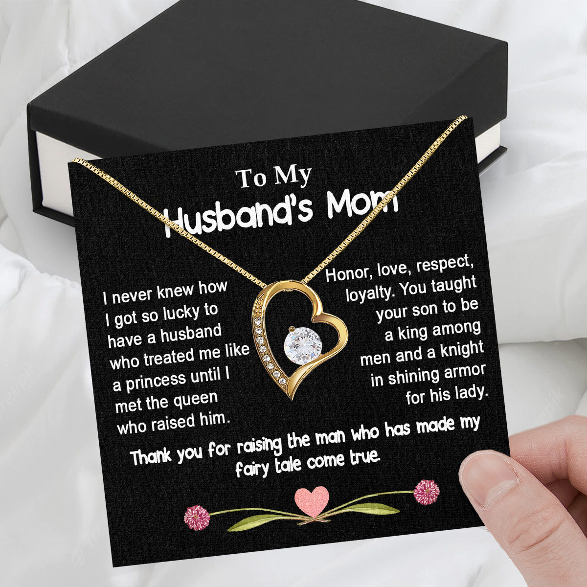 Necklace Gift For Husband's Mom