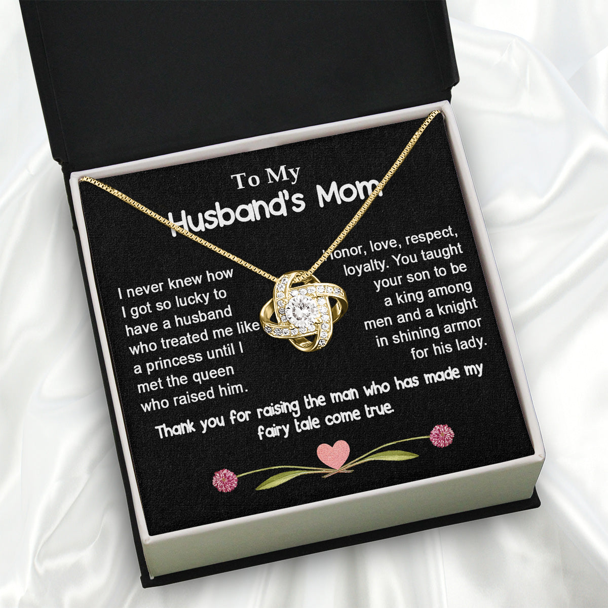 Necklace Gift For Husband's Mom