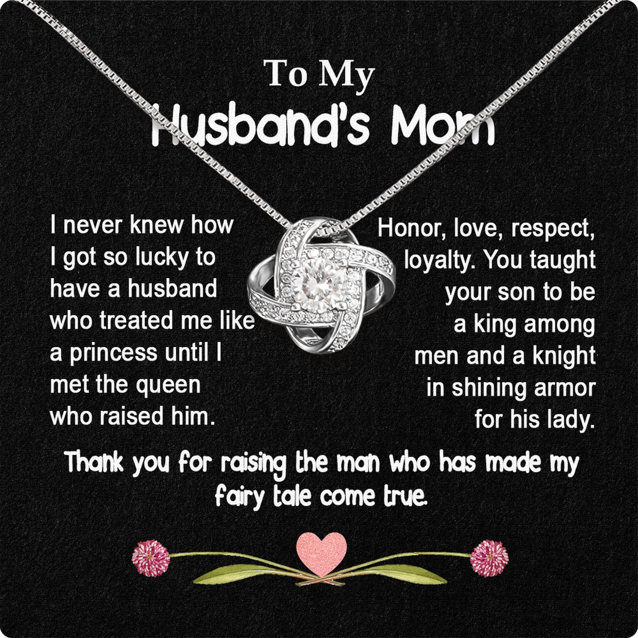 Necklace Gift For Husband's Mom