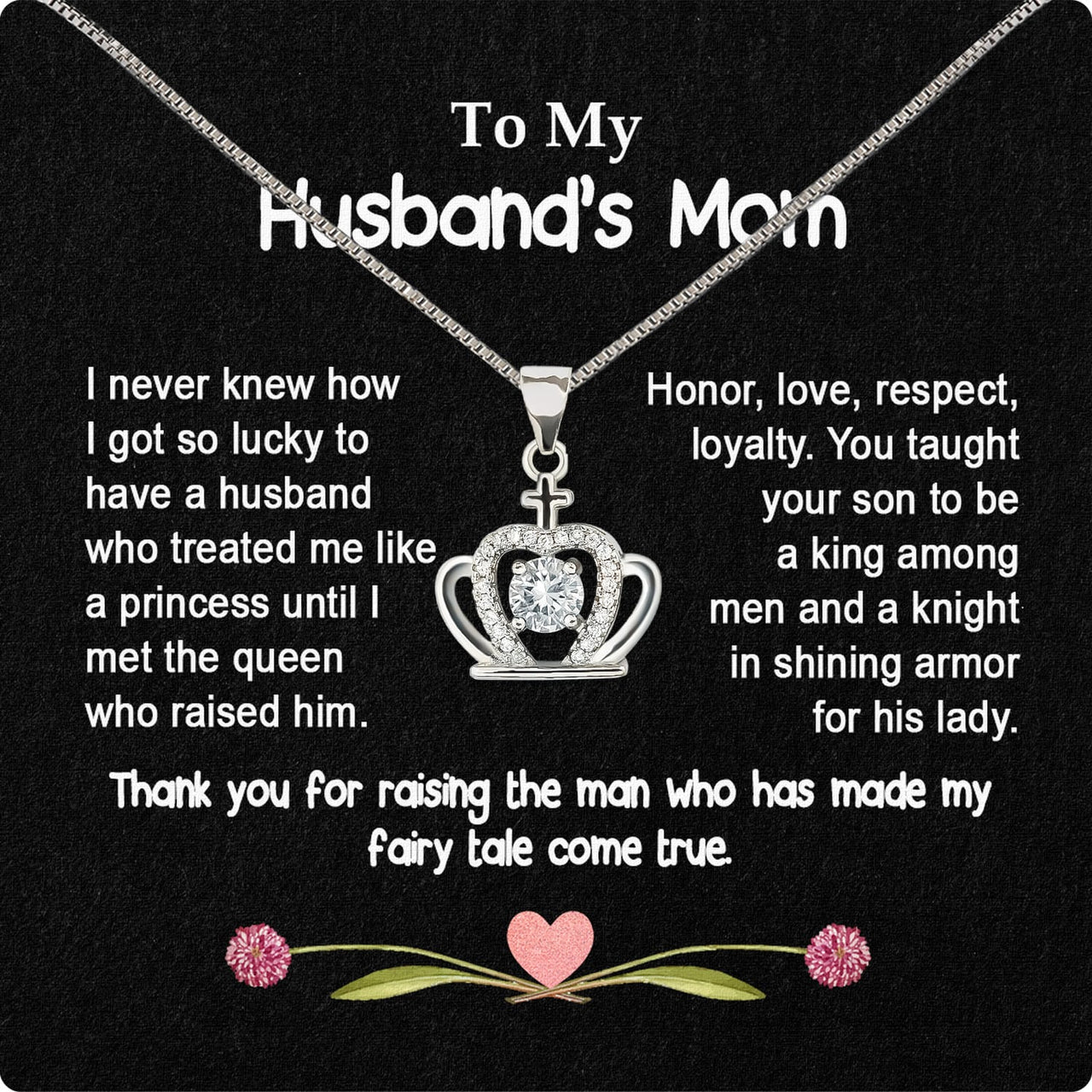 Necklace Gift For Husband's Mom