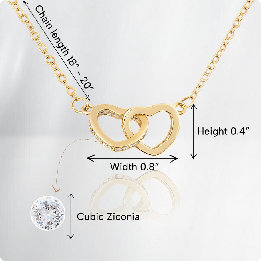 To My Granddaughter Necklace With Message Card - Achieve Anything You Desire