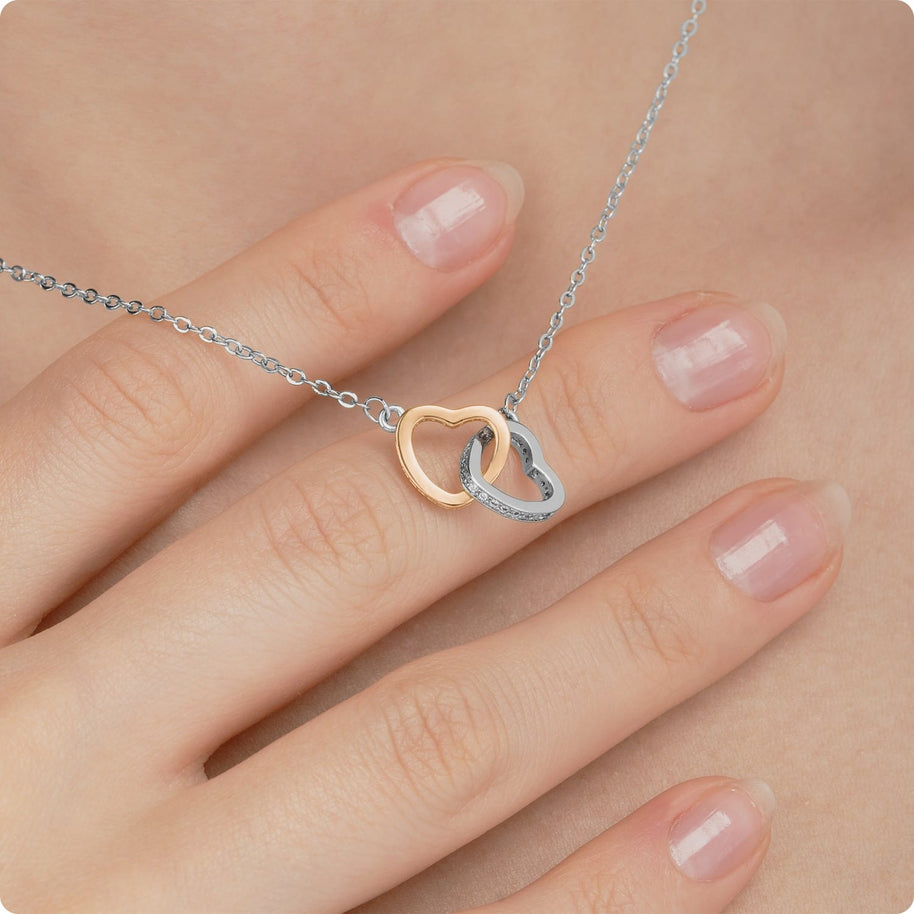 To My Bonus Daughter Necklace With Message Card - Family Isn't Always Blood