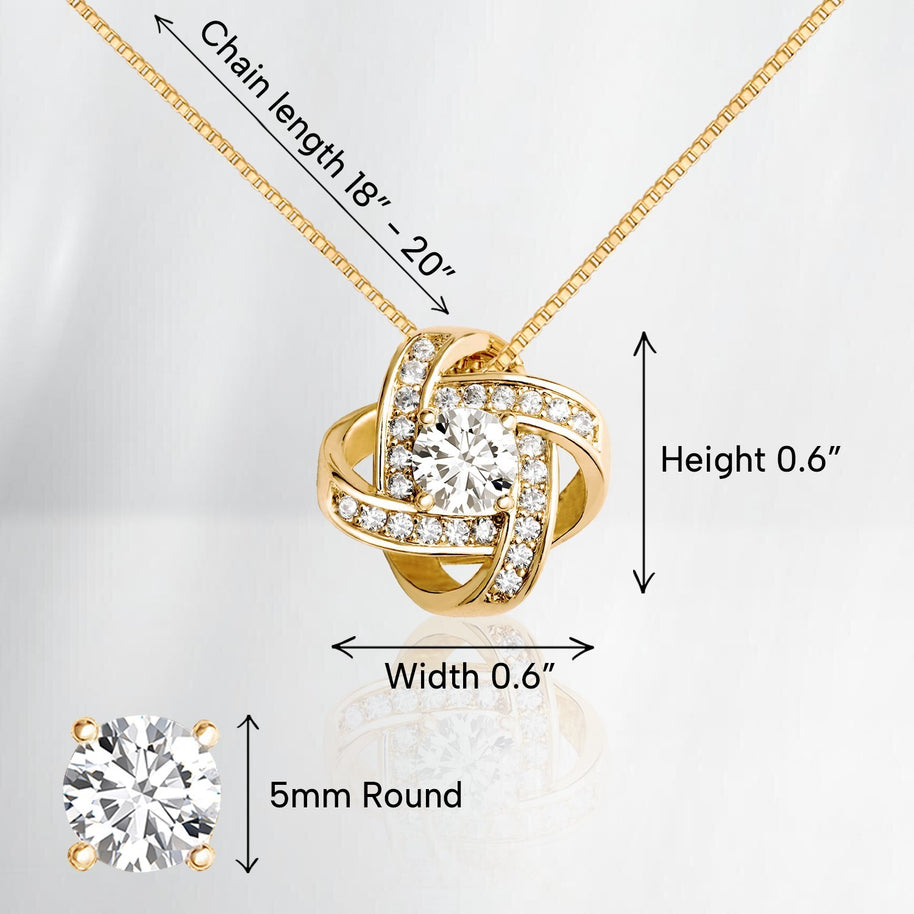 Wife Necklace With Heartfelt Message - Unique Jewelry For Wife - Falling In Love