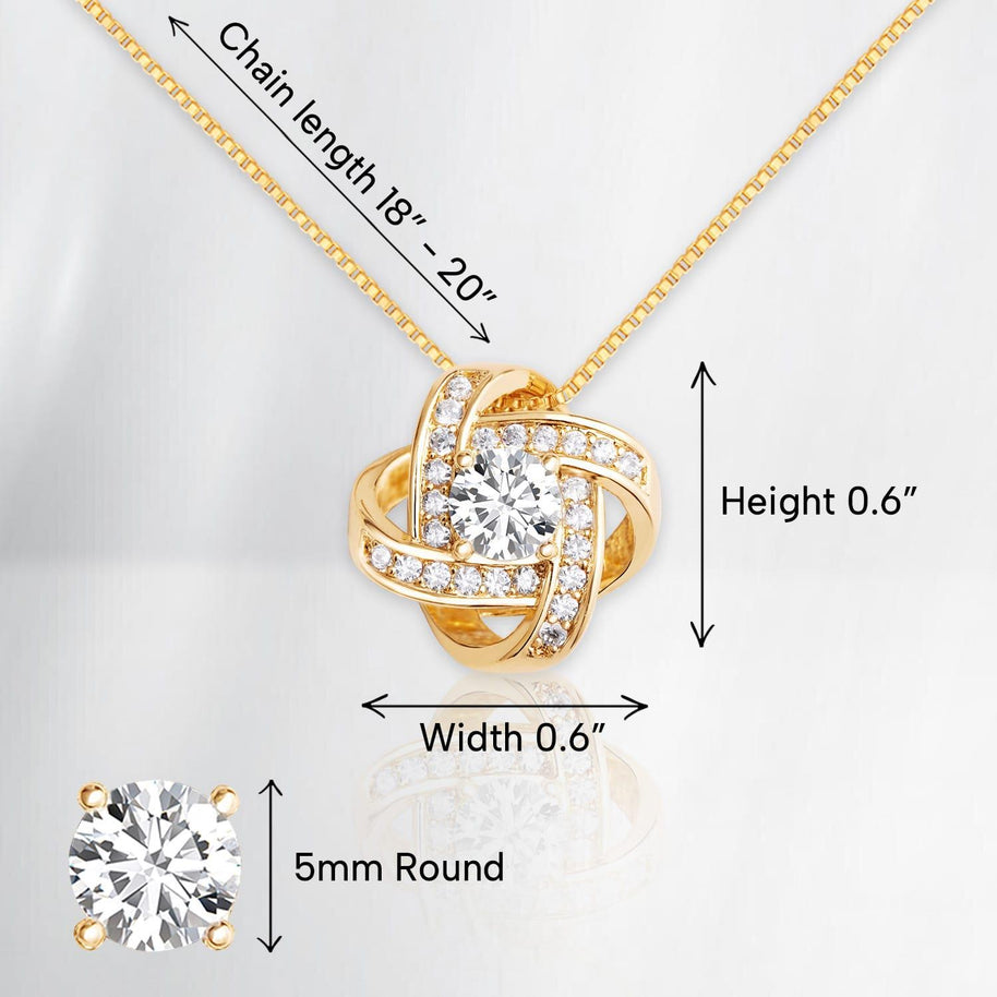 To My Daughter Necklace From Mom With Heartfelt Message - Unique Jewelry For Daughter - Always in Mine