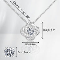 To My Granddaughter Necklace With Message Card - Achieve Anything You Desire