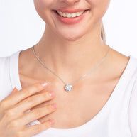 Wife Necklace With Heartfelt Message - Unique Jewelry For Wife - Through My Eyes