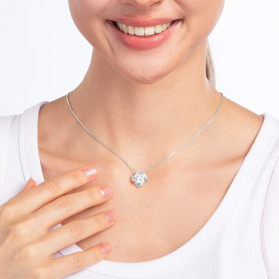 Wife Necklace With Heartfelt Message - Unique Jewelry For Wife - Always And Forever